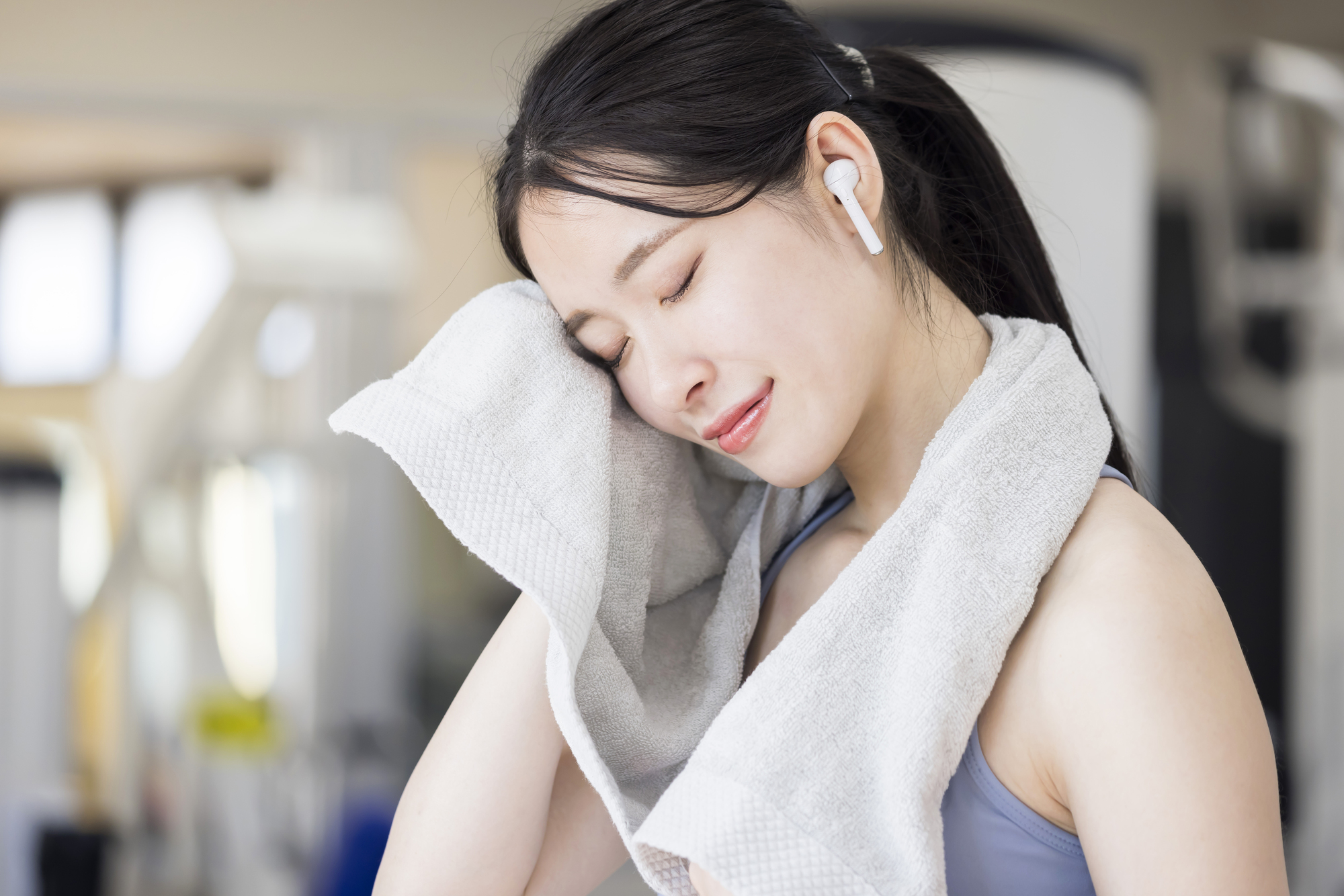 筋トレ後　女性